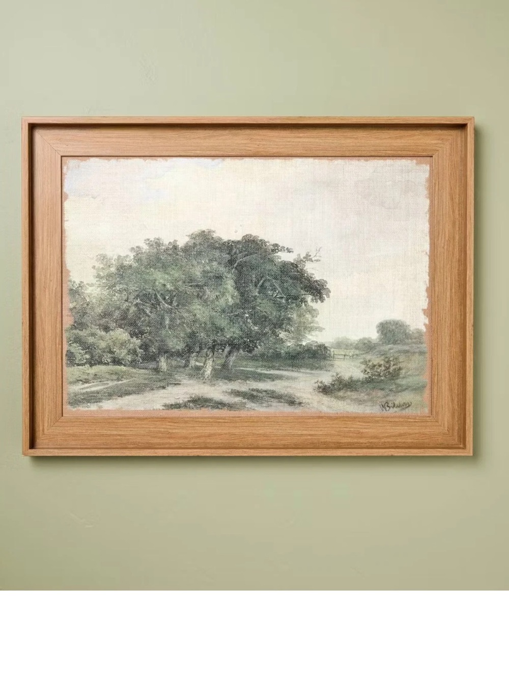 18"x24" Large Landscape Wall Art - Hearth & Hand with Magnolia